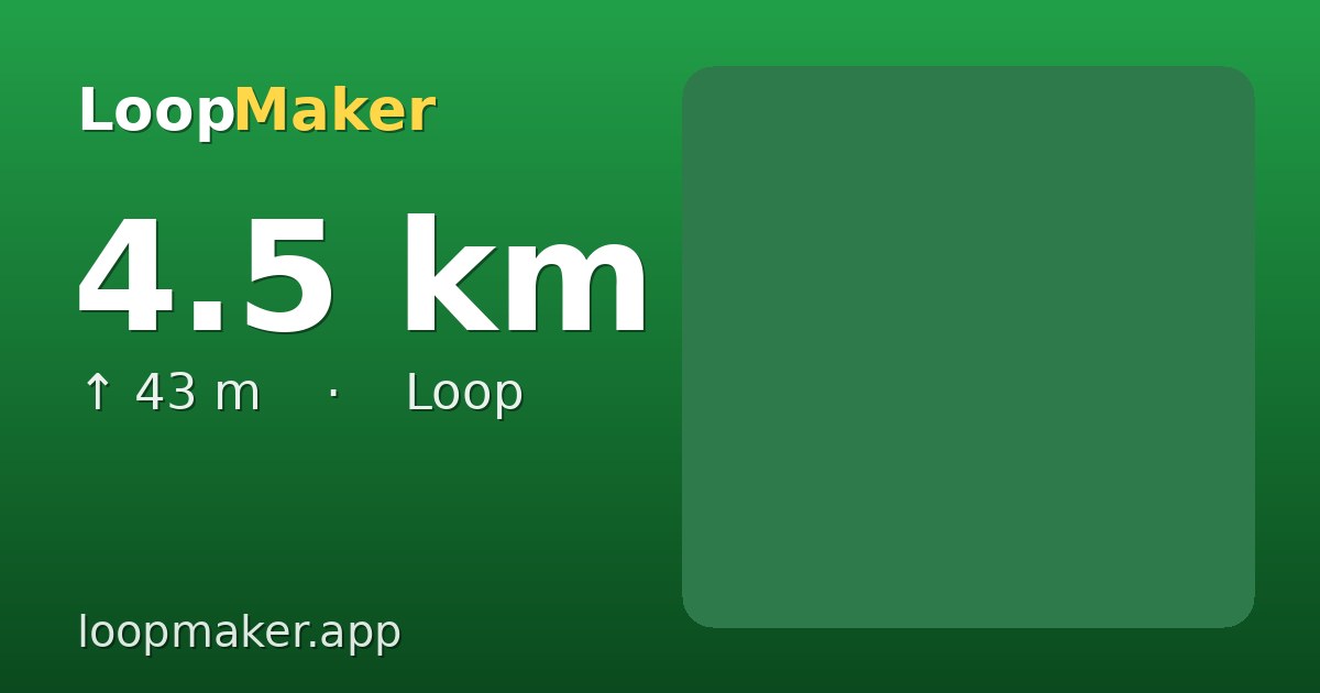 Map of Stadswandelpark 4.5 km loop