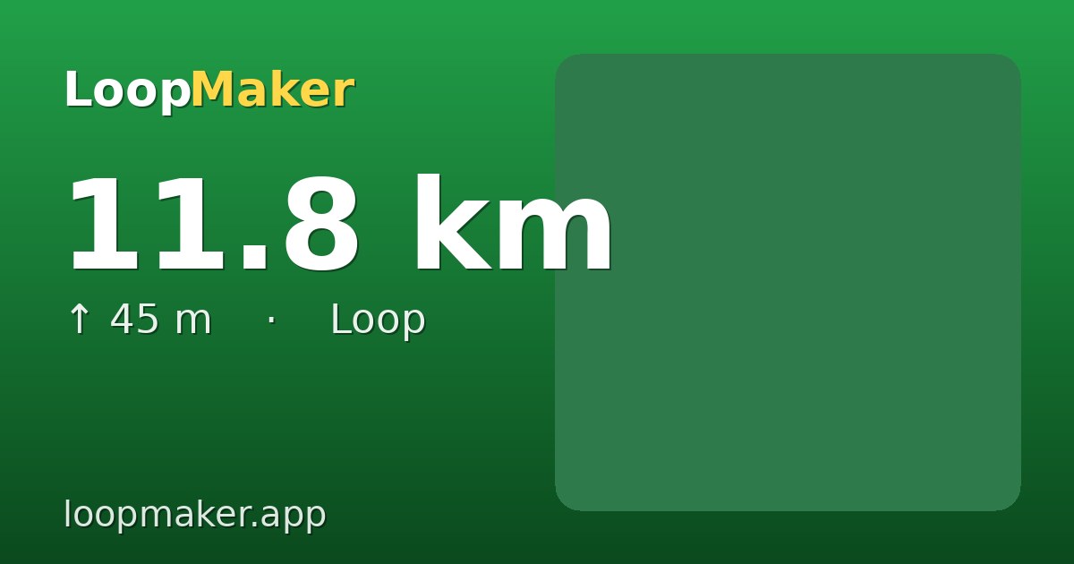 Map of Haarlemmerhout 12 km out-and-back