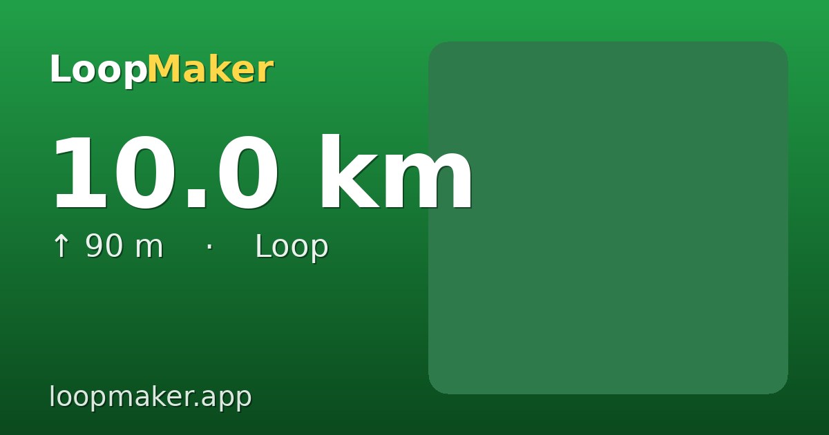 Map of Stadswandelpark 10 km loop